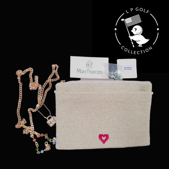 Stunning Mary Frances Hand-Beaded Convertible Clutch Purse